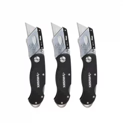 Best deal ✔️ Knives & Blades Husky Folding Lock-Back Utility Knife (3-Pack) ✔️