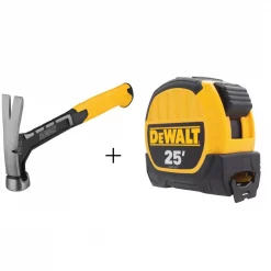 Best deal ⭐ Hammers DEWALT 20 Oz. 🔨 Hammer With Bonus 25 Ft. Tape Measure 🎁