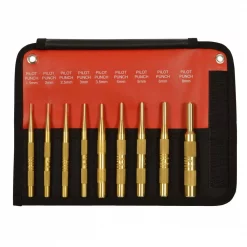 Discount 🤩 Chisels, Files & Punches Mayhew Brass Metric Pilot Punch Set (9-Piece) ⌛