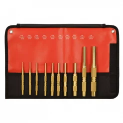 Deals 🧨 Chisels, Files & Punches Mayhew Brass Metric Pin Punch Set (10-Piece) ✔️